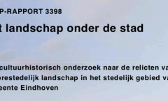Het landschap onder de stad.